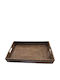 Andrea House Decorative Rattan Rectangular Tray 56x36x7cm