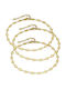 Verorama Set Neck Chains Made of Gold Plated Stainless Steel Thin Thickness 4.5mm