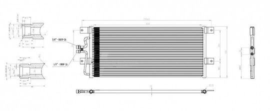 Air Conditioning Condenser Volkswagen Transporter 1990 701.820.413d