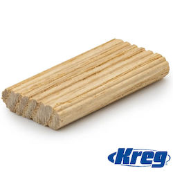 Kreg Kt1024-200-25 Καβιλιές Οβάλ 10x24mm 25τεμ Mortisemate Kltj100