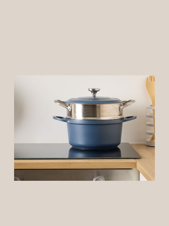 5Five Milk Pot Made of Cast Aluminum Steamer 24cm