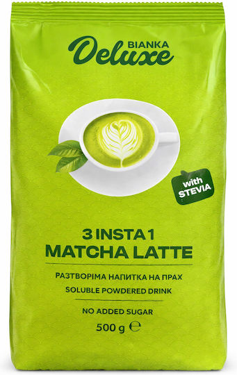 Bianchi Matcha Latte Στέβια 500gr Bianka Deluxe
