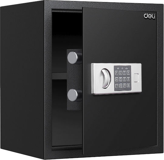 Deli Safe with Digital Lock and Key M40xW35xH33cm Weight 10.6kg