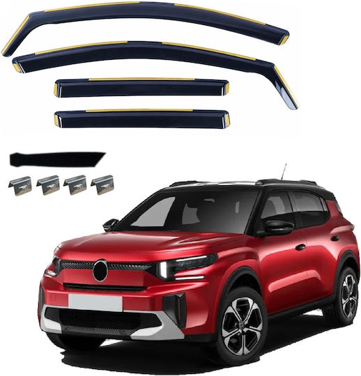 Комплект Автомобилни Ветробрани Отпред И Отзад За Citroen C3 Aircross 2024+ 4 Бройки