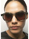 Kaleos Unisex Sunglasses With Green Frame And Transparent Lens JACONELLI 5