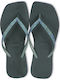 Slim Square Sparkle Flip Flops in Blue Colour