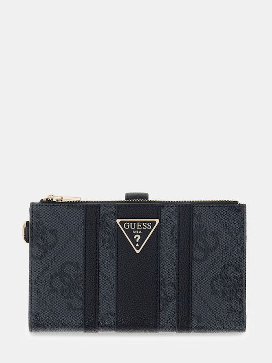 Guess Laurel Ii Μεγάλο Γυναικείο Πορτοφόλι Γκρι