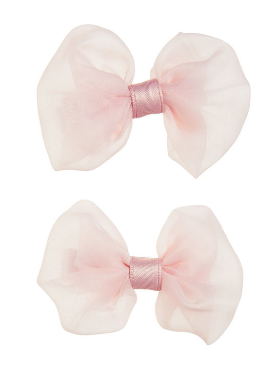 Alouette Set Kids Hair Clips with Multicolour Bow 2 Pieces