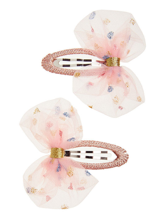 Alouette Set Kids Hair Clips with Bow Hair Clips 2 Pieces