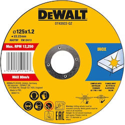 DEWALT Δίσκος Κοπής Μετάλλου 125mm 10τμχ