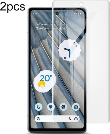 Google Pixel 7a 2pcs Imak Curved Full Screen Hydrogel Film Protector