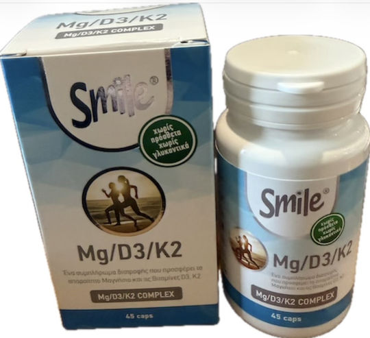 AM Health MG/D3/K2 Complex Vitamin for Immune Support & Bone Health 45 Capsules