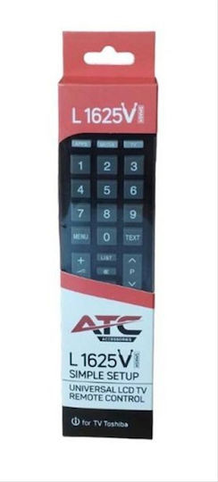 ATC Universal Remote Control L_1625V for Toshiba TVs