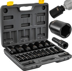 Powermat Pm-znu-1038t Impact Extended Socket Set 1/2" 10 38 Mm 20 Pieces In Case Powermat Pm-znu-1038t Impact Extended Socket Set 1/2" 10 38 Mm 20 Pieces In Case
