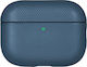 Native Union Leather Plastic Silicone Case In Navy Blue Colour For Apple AirPods Pro 3