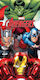 Quick Dry Marvel Avengers Beach Towel 185 70x140 White 100% Microfiber