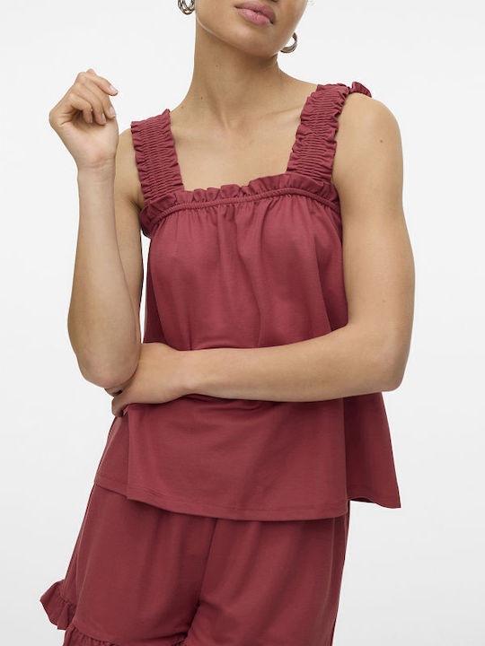 Singlet Bluză Damă Burgundy