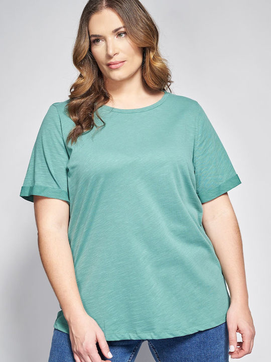 Bluza Damă Polo Mâneci Scurte Kaki