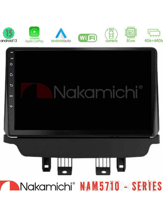 Nakamichi Car Audio System for Mazda 2 2014-2021 Bluetooth USB WiFi GPS Apple CarPlay Android Auto with 9" Touch Screen