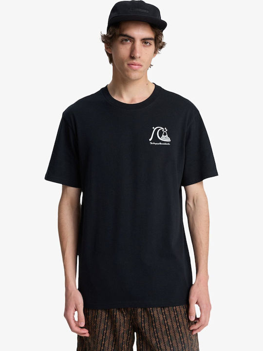Quiksilver Original Original T-shirt Μαύρο