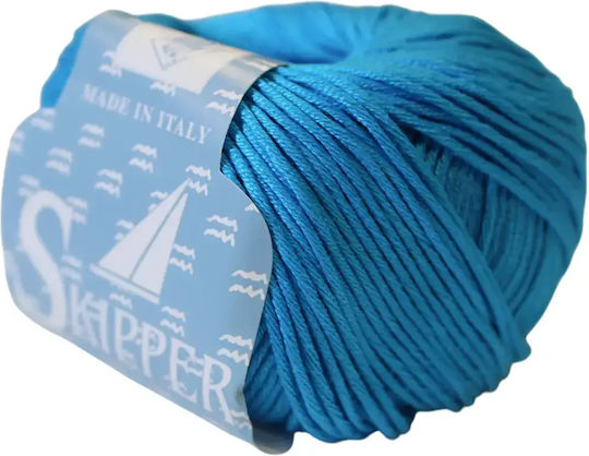 Knitting Yarn 100% Cotton Merzerized 50 Grams 105 Meters Turquoise 20