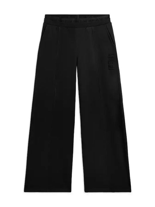 Freddy Damen Stoffhose Schwarz