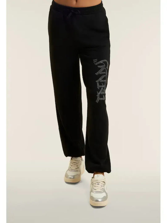 Freddy Damen Stoffhose Schwarz
