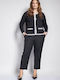 Costum Negru Dama Slim Fit