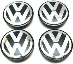 Wheel Caps Vw 69mm 4 Pieces
