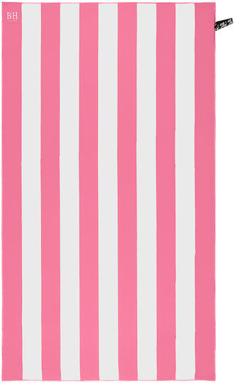 Beauty Home Art 2280 Microfiber Towel Body 200gr/m² Double-Sided Pink 160x90cm