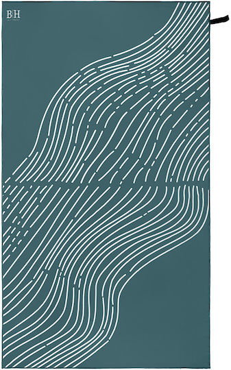 Beauty Home Art 2295 Microfiber Towel Body 200gr/m² Double-Sided Green 160x90cm