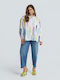 Long Sleeve Women's Shirt Ecru