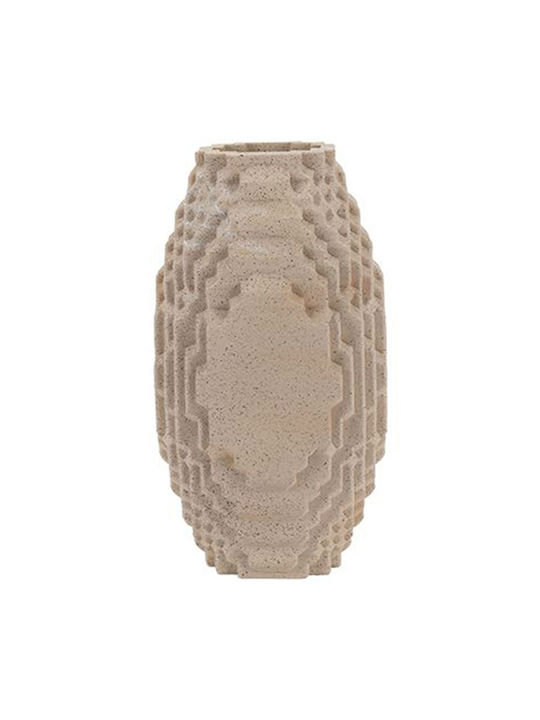 Dekorative Vase aus Polyurethan Braune 19x18xH36,5cm