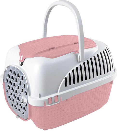 Bama Tour Cușcă De Transport Pentru Câini Roz 52x33x34cm