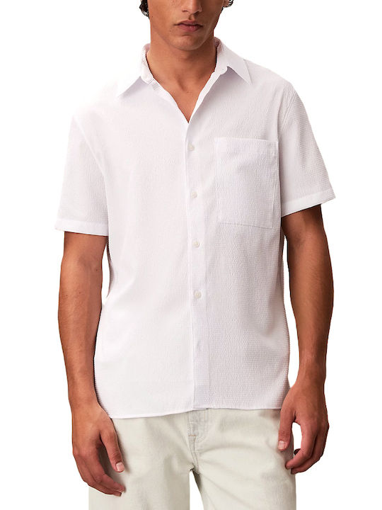 Calvin Klein Short Sleeve Shirt in Regular Fit ...