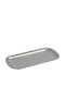 Espiel Snow Shallow Rectangular Plate Inox Gray 33x16.5cm