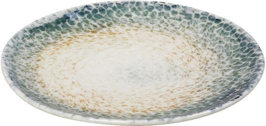 Espiel Serving Plate Shallow Porcelain Multicolour with Diameter 19cm 6 Pieces