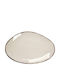 Espiel Terra Cream Плитка Овална Чиния От Порцелан В Бежово 36x24.5cm 6 Броя