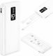 Verk Group Power Bank 10000mAh with USB-A Port White