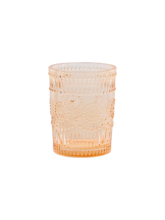 Ποτήρι Νερού Πορτοκαλί S/4 Κλασικό 240ml/7,8x10cm