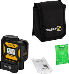 Stabila LAX 320 G Nivel Laser Cu Linie Încrucișată Plus Autonivelant Liniar Cu Fascicul Verde Cu Distanță De Lucru 30m