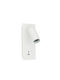 Eurolamp Arte Illumina Wandleuchte mit USB-Anschluss Weiß 4x8cm