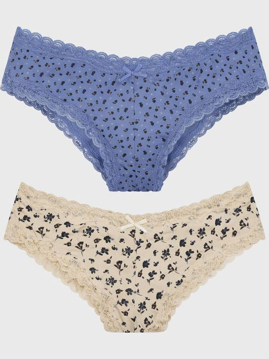 Walk Bamboo Damen-Slips Brasilien 2er Pack mit ...