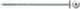 fischer Galvanized Wood Screws Diameter M8 Length 80mm 50 Pieces Powerfast Ii