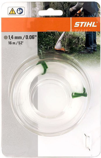 Stihl 00009302284 Μεσινέζα Στρογγυλή Μήκους 16m και Πάχους 1.4mm