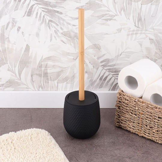 Plastic Toilet Brush Black