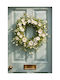 Coroană De Flori Floare 55x10x55cm Monocrom Kaeming