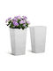 Vevor Set of 2 White Plastic Planter Boxes