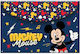 Φάκελος Κουμπί Mickey Mouse Α4 Disney
