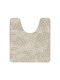Non-Slip Toilet Bath Mat T-d Beige 7612817 Beige 45x50cm